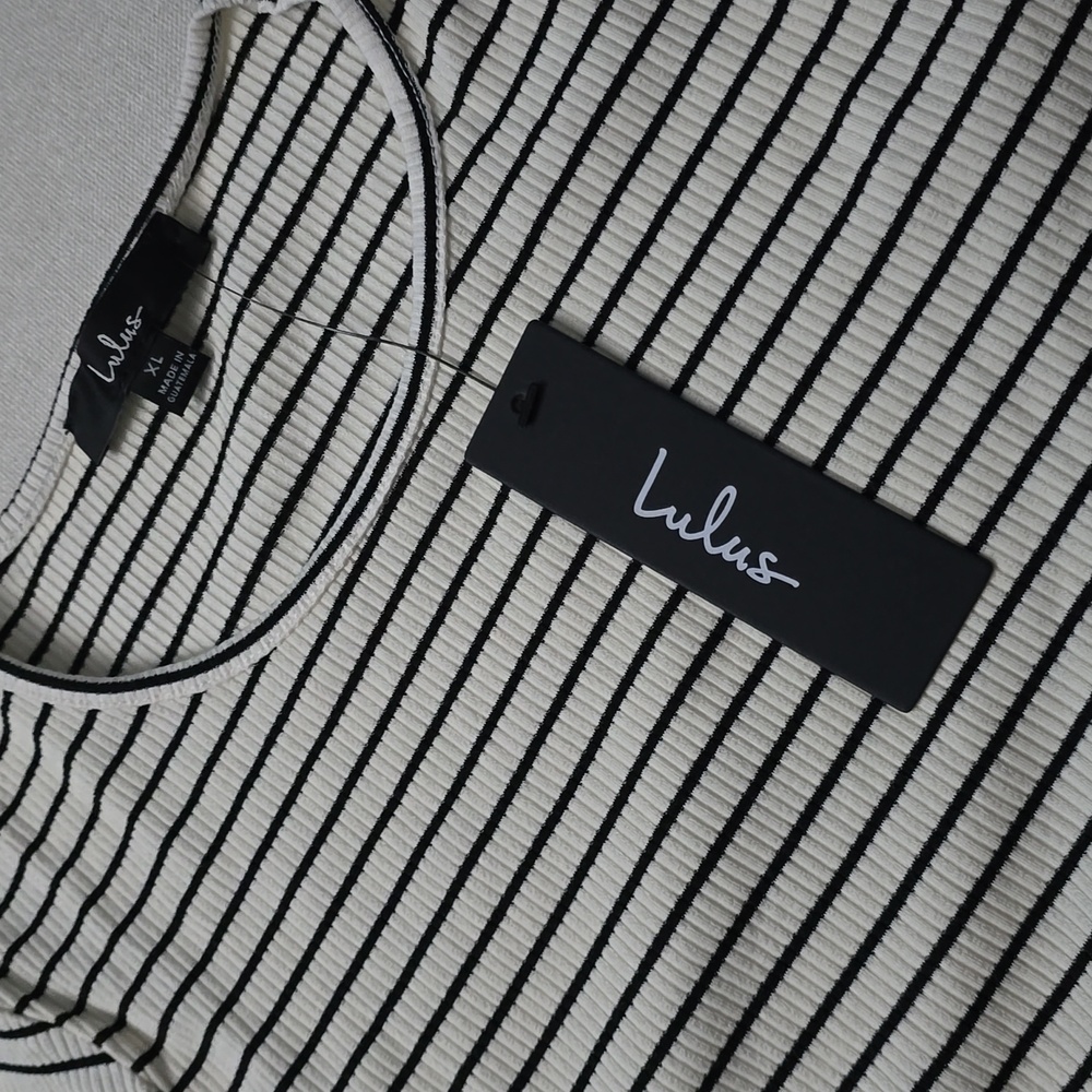 Kinship Striped Ribbed Bodysuit - Picture 3 of 11